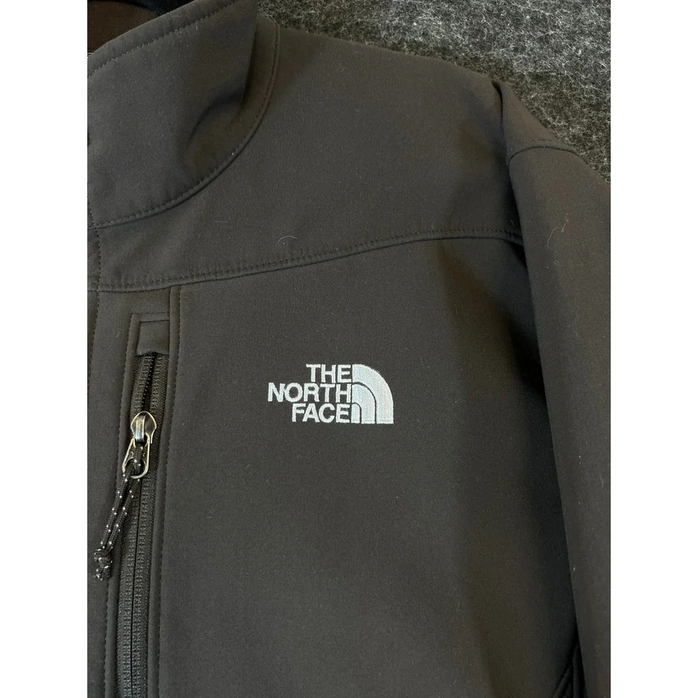 The North Face Apex Bionic Softshell Jacket Mens Large Brown Windproof Fleece